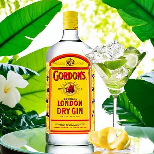 哥顿金酒Gordon's Gin杜松子酒哥顿琴酒金汤力鸡尾酒调酒基酒洋酒
