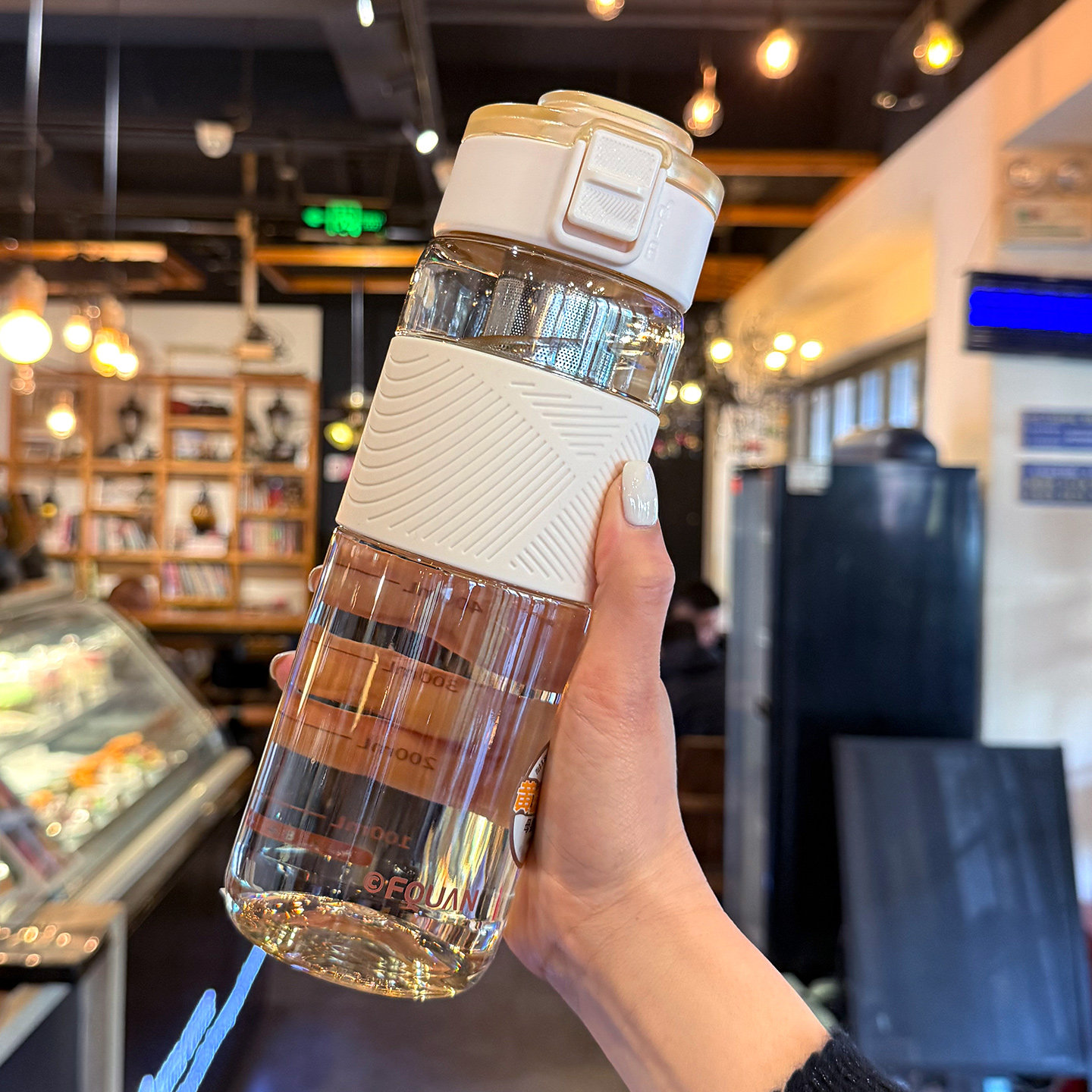 PPSU水杯大容量带茶隔直饮随手杯图片