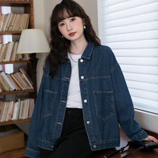 牛仔外套女春秋款2023春装新款长袖休闲韩版宽松女士短款上衣夹克