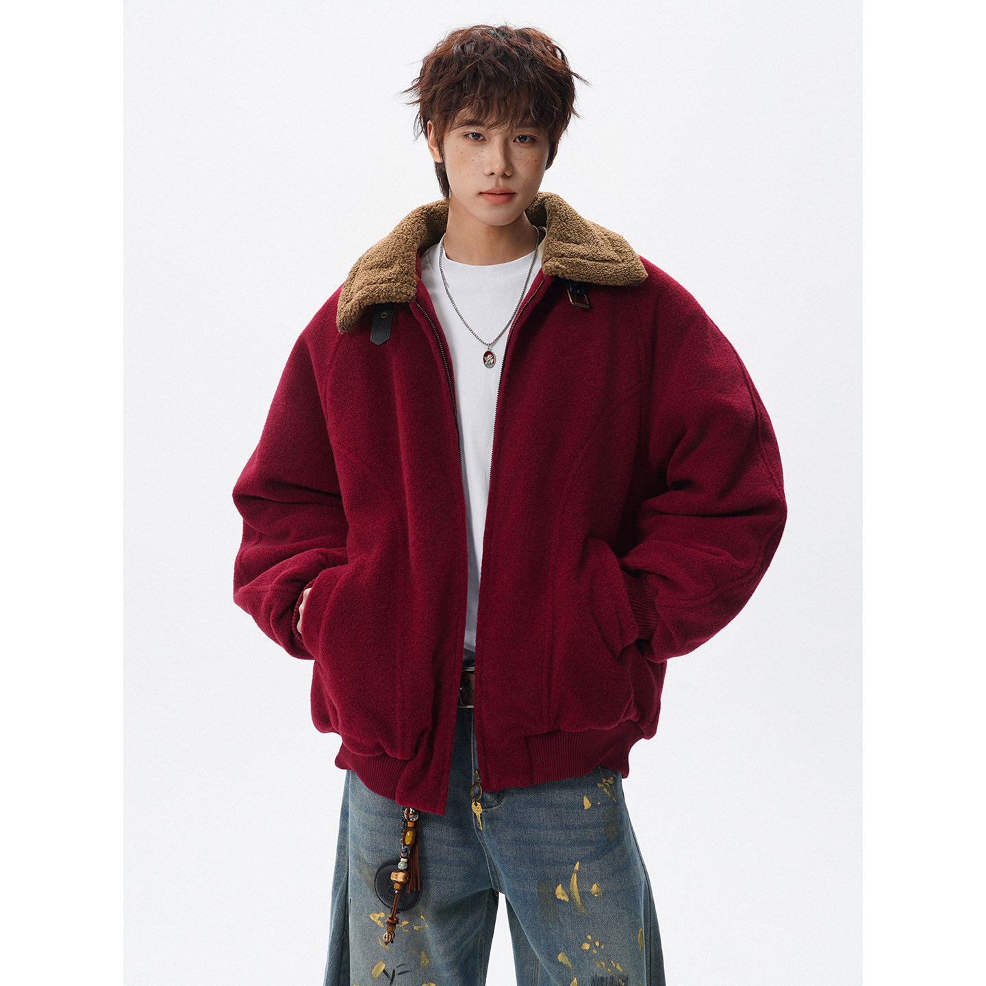 原版高品质羊羔毛棉服618A-H936-P115，男装棉衣，星座618A