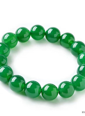 天然绿玉髓手串玛瑙手链水晶宝石