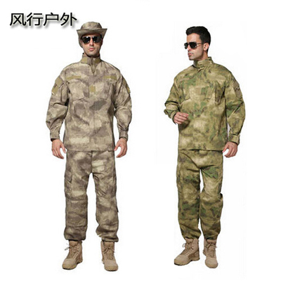 户外野战迷彩服黑金战狼
