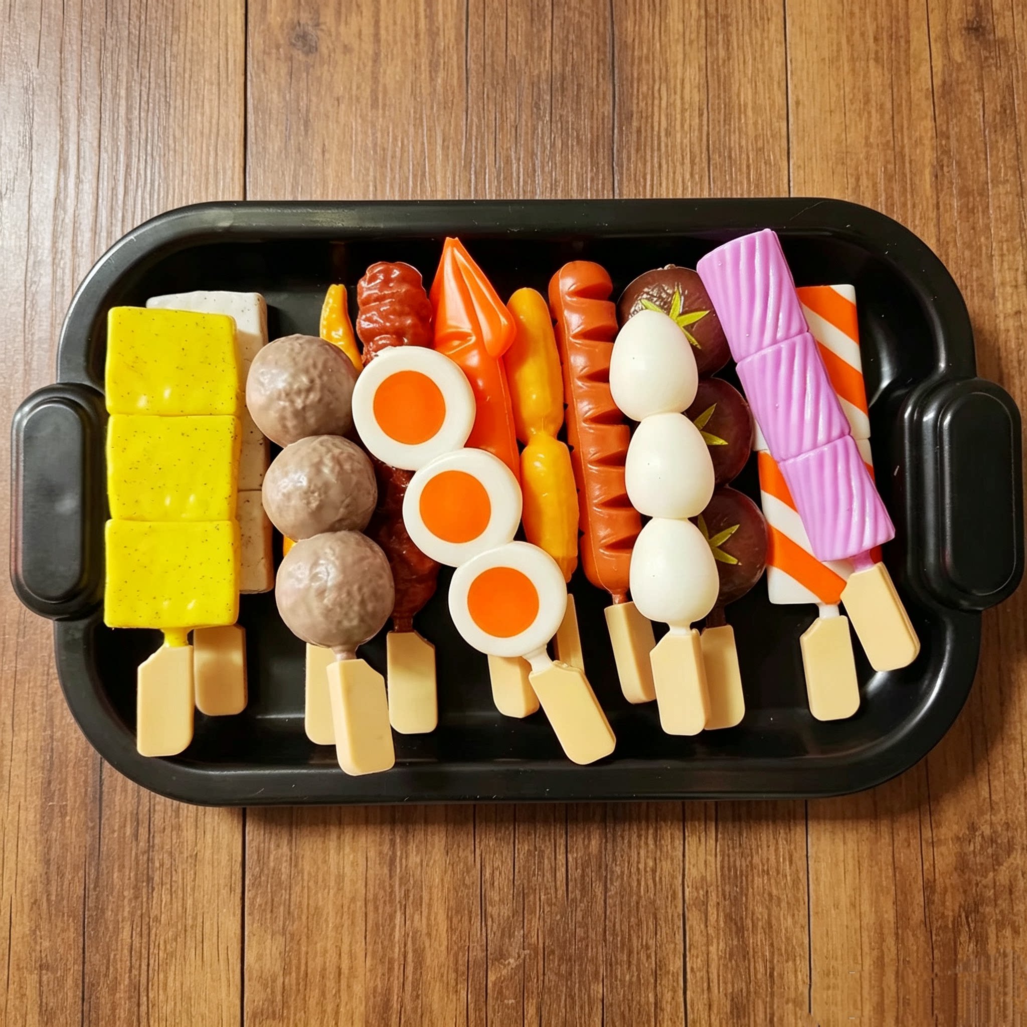 过家家厨房玩具仿真烧烤串烤肉塑料玩具模型益智早教儿童食玩摆件