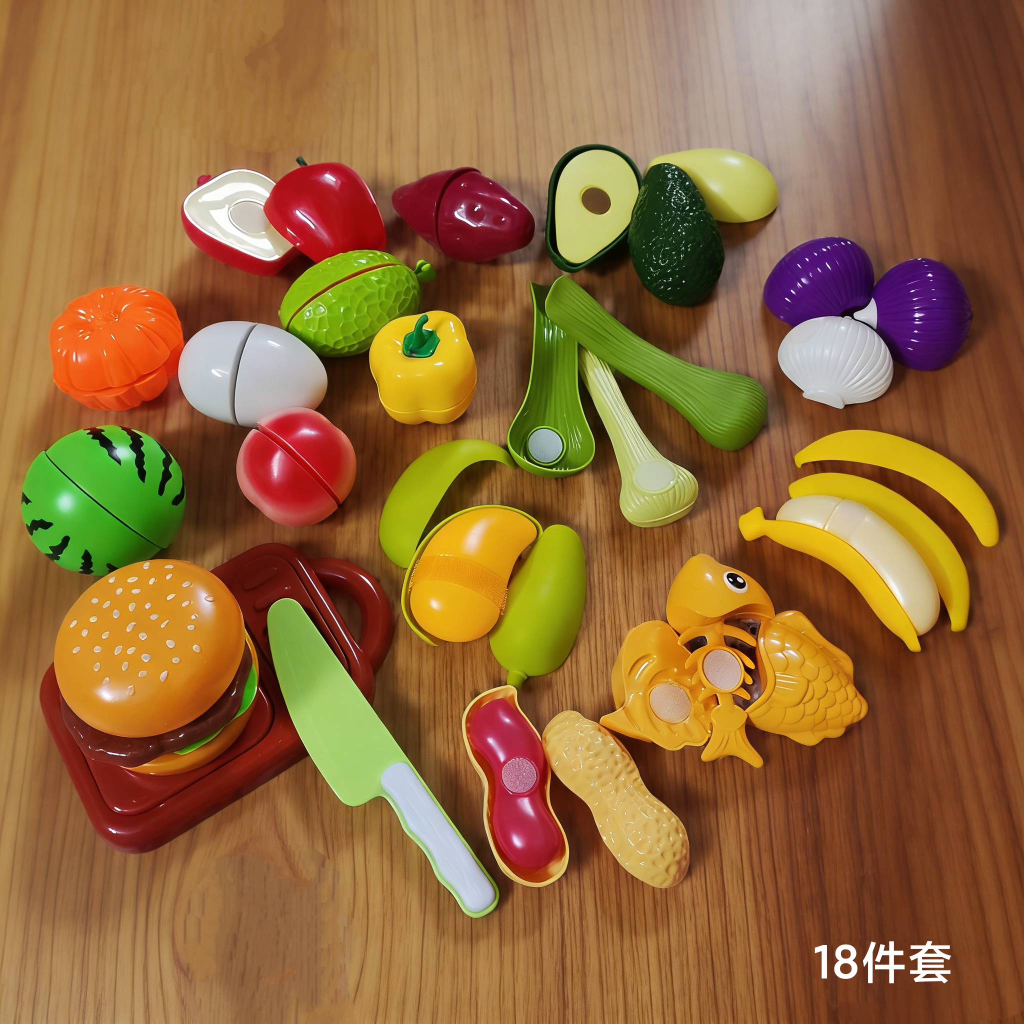 塑料加厚菜刀切刀儿童过家家切切乐切菜厨房仿真玩具幼儿园早教具