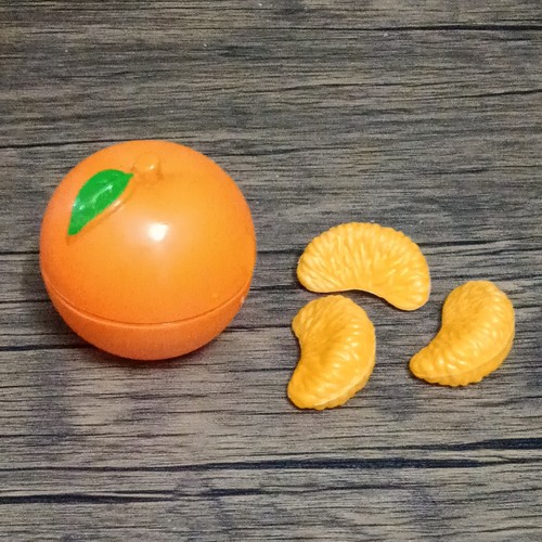 儿童仿真橘子可切橙子桔子肉模型过家家切切乐玩具假水果益智教具