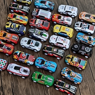 20只儿童合金汽车迷你回力金属车铁皮玩具赛车跑车幼儿奖品礼物