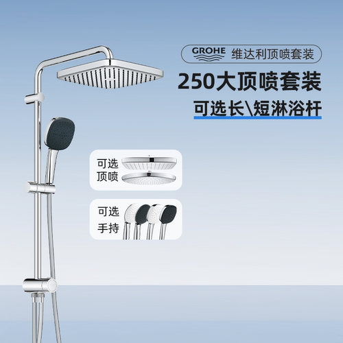德国高仪250恒温花洒套装