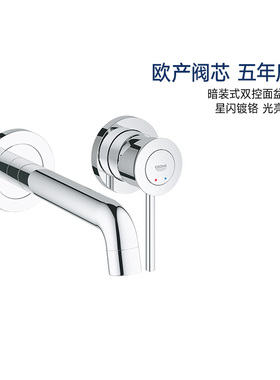 高仪GROHE墙出水龙头陶瓷阀芯暗装面盆入墙式龙头20292
