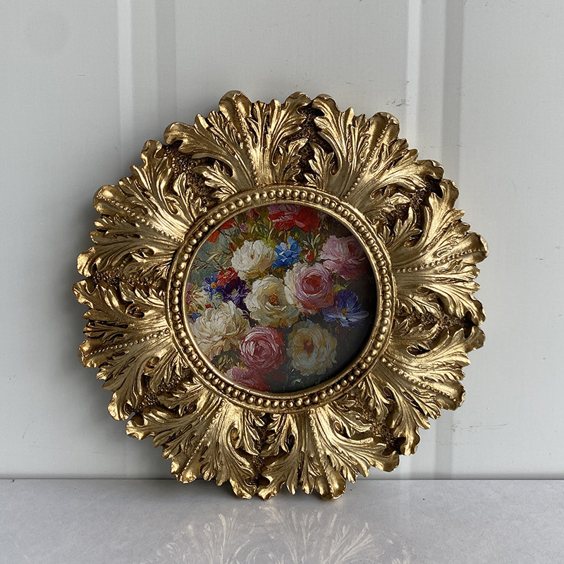 法式羽毛树脂相框浮雕