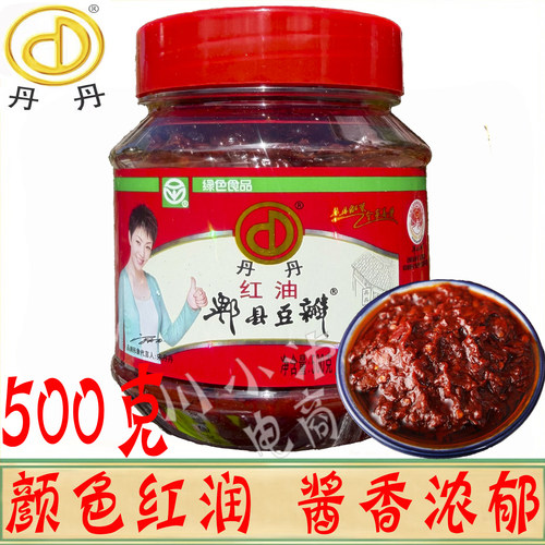 丹丹红油郫县豆瓣酱500g/瓶川菜