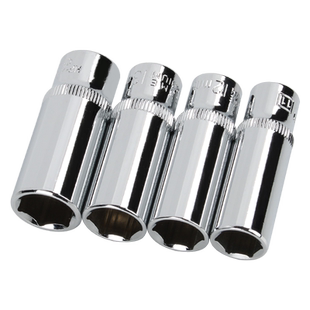 杰克利小飞6角加长套筒快速棘轮扳手工具6.3mm1/4寸外六角套筒头