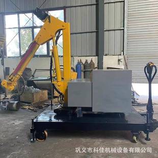 全电动移动小型吊机家用液压提升机伸缩升降起重机车间无污染