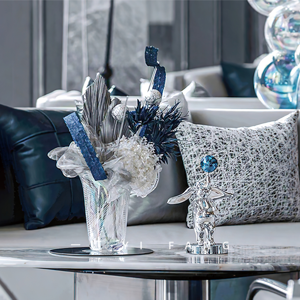 样板间摆件花瓶软装饰品售楼处