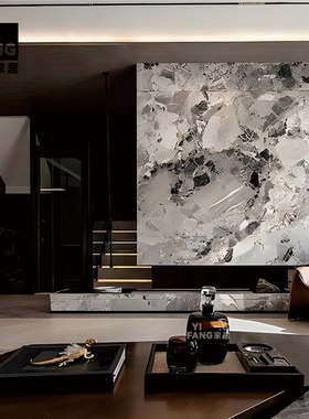 一匚现代几何烛台托盘桌面摆件