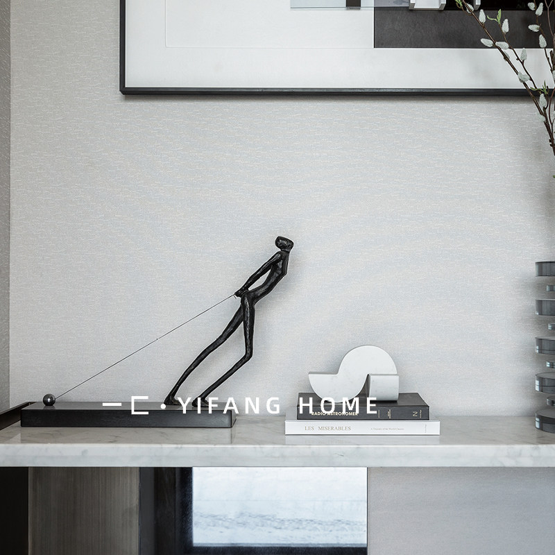 简约现代风黑色售楼处软装饰摆件