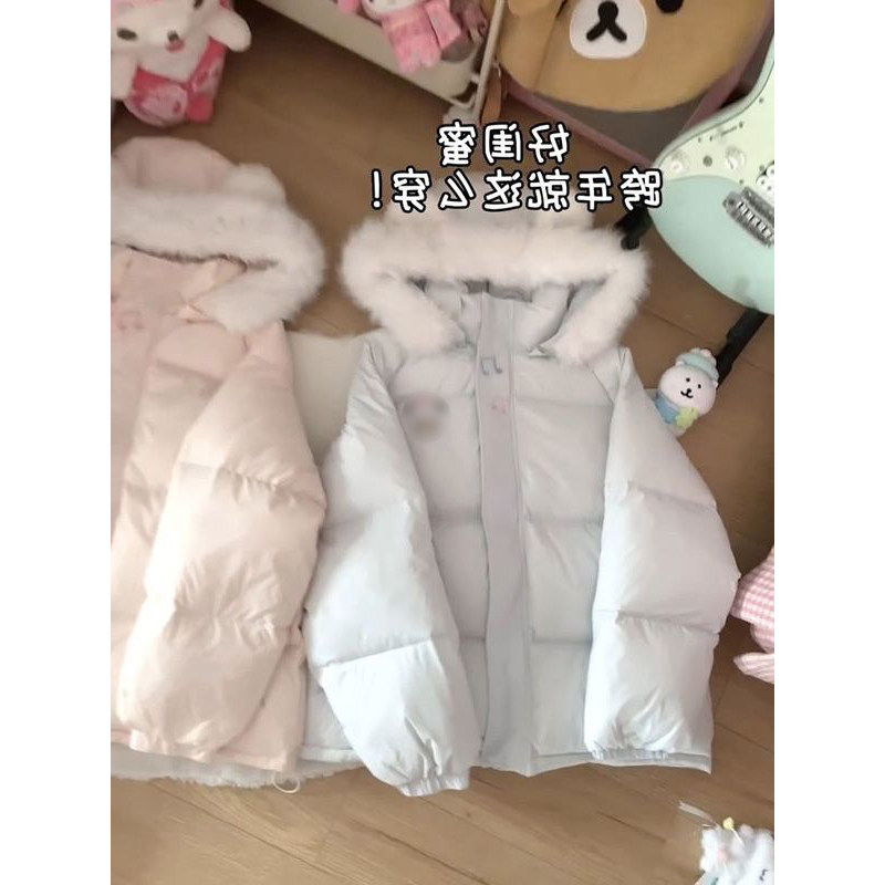 法式温柔闺蜜装暖呼呼熊猫毛领棉服甜美宽松可爱耳朵连帽棉衣外套,女装/女士精品,棉衣/棉服,淘宝优惠券,粉丝福利购,淘宝优惠卷