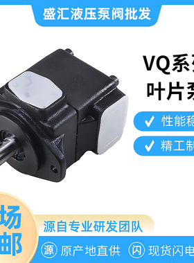 高压液压泵VQ15/VQ25/VQ35/VQ45/DVQ20/DVQ25系列定量叶片油泵