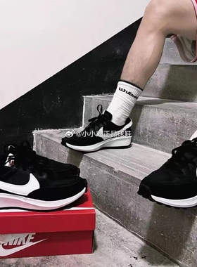 Nike耐克男子复古华夫WAFFLE DEBUT慢跑步鞋运动休闲鞋DH9522-001