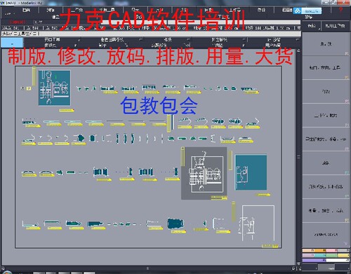 法国Lectra力克服装cadV7V8软件培训包教包会制版排版放码