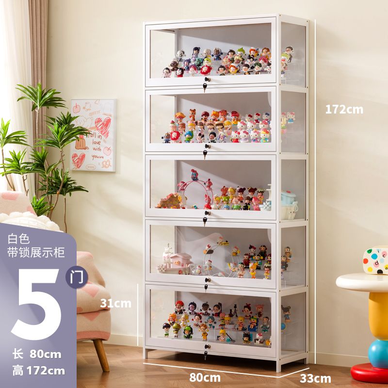 手办展示柜带锁亚克力透