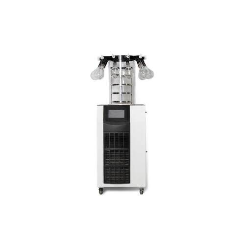 SSFD-FD80CD多歧管0.12㎡小型真空冻干机实验型真空冷冻干燥机