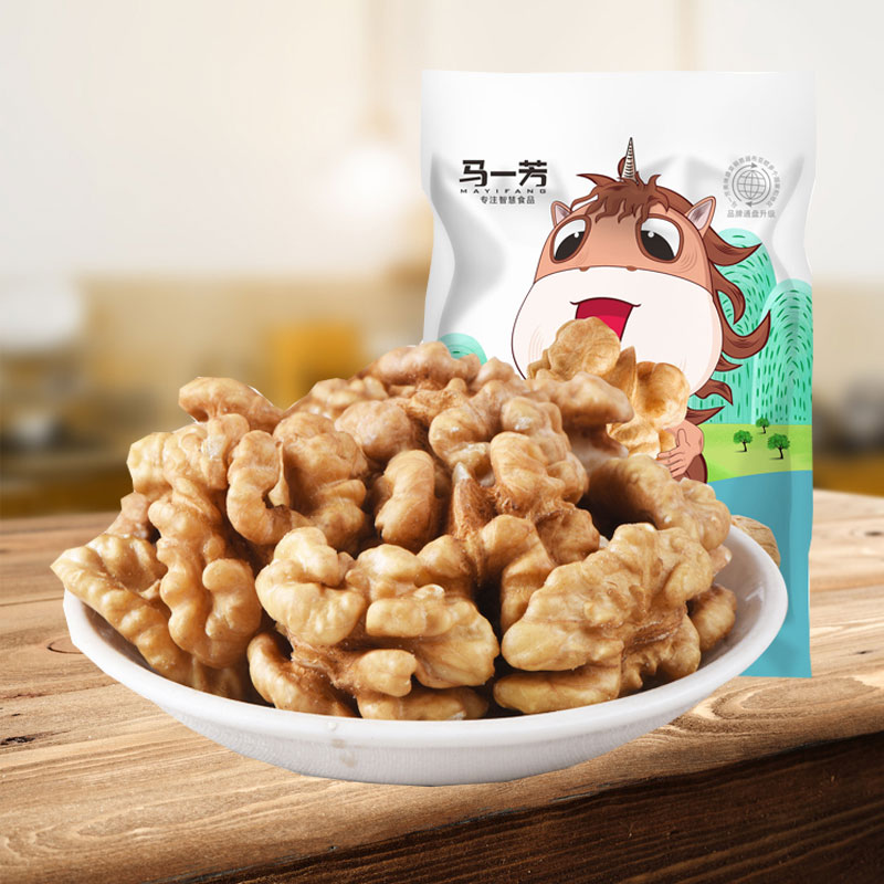 马一芳原味生核桃仁整仁头路新货