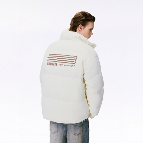 BONELESS肌理羽绒服宽松保暖外套