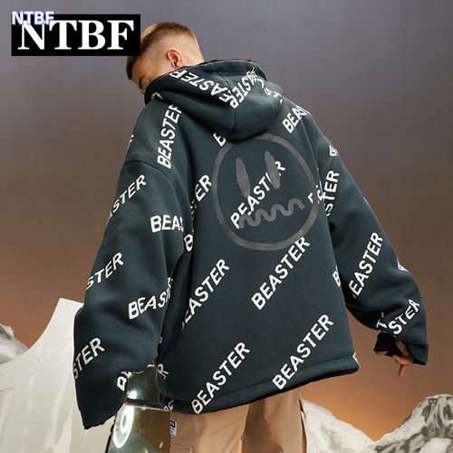 两面穿外套Beaster连帽秋冬