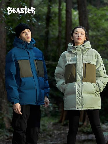 Beaster美式休闲连帽常规羽绒服