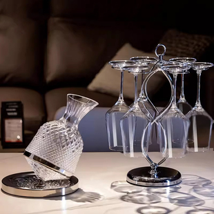 欧式轻奢高级红酒杯套装醒酒器水晶勃艮第高脚杯葡萄酒杯家用套装