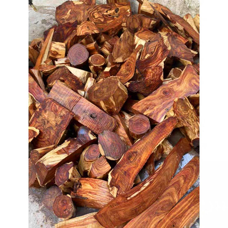 海南黄花梨边角料 原木料下脚料红木海黄手把小件料DIY雕件珠子料