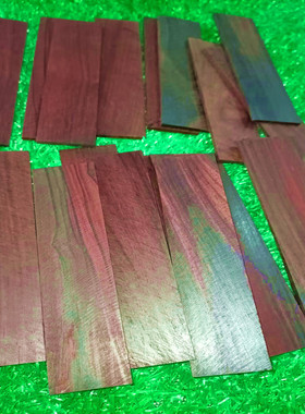 小叶紫檀书签料 雕刻料 DIY木工手工 大叶紫檀薄片贴片边角料高油