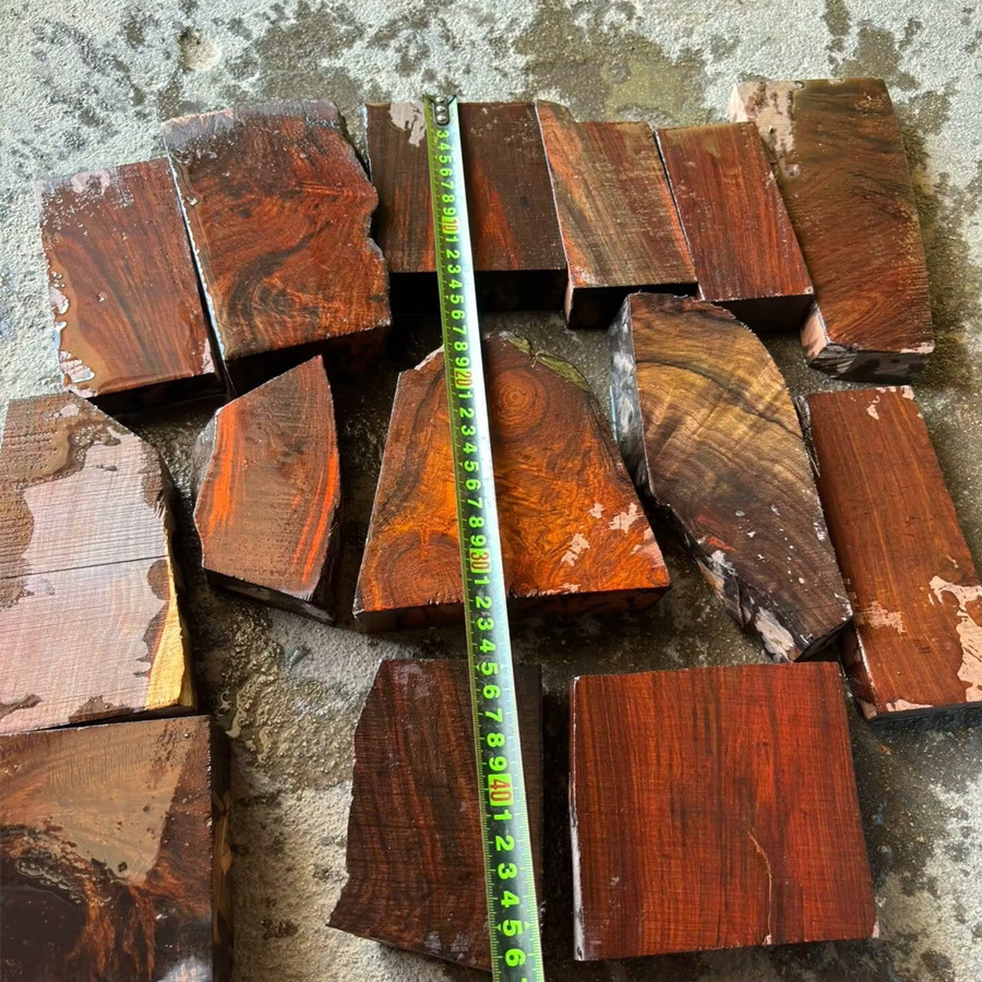 酸枝木料印度非洲小叶紫檀红檀随机红木边角料摆件雕刻DIY珠子5斤