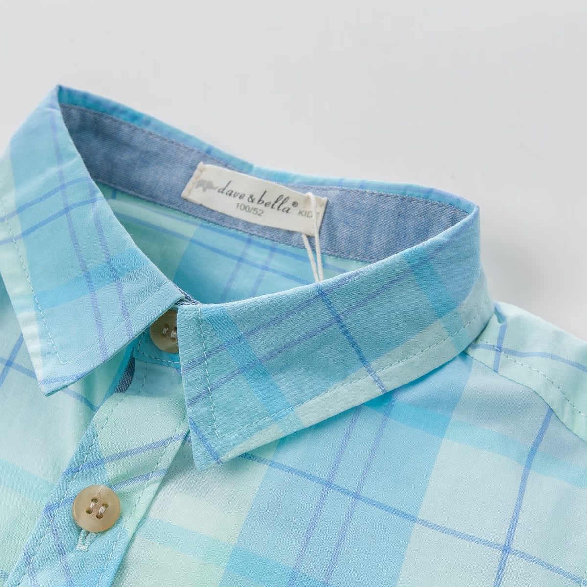 Chemise garcon DAVEBELLA à manche longue - Ref 2076400 Image 3