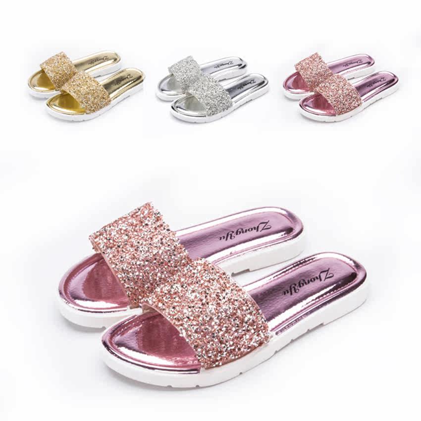 Pantoufles enfants en autre pour été - semelle caoutchouc antidérapant - Ref 986370 Image 4