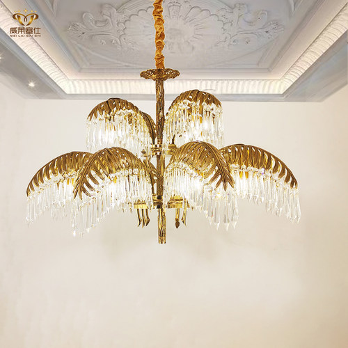 客厅全铜法式欧式卧室别墅水晶灯