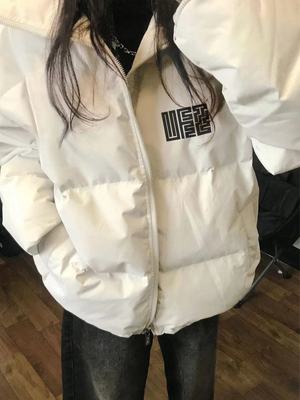 新款宽松加厚立领棉袄面包服外套