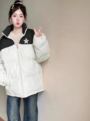 宽松加厚面包服棉衣韩版外套潮