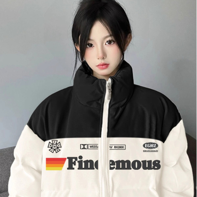 外套小个子棉衣oversize潮棉袄