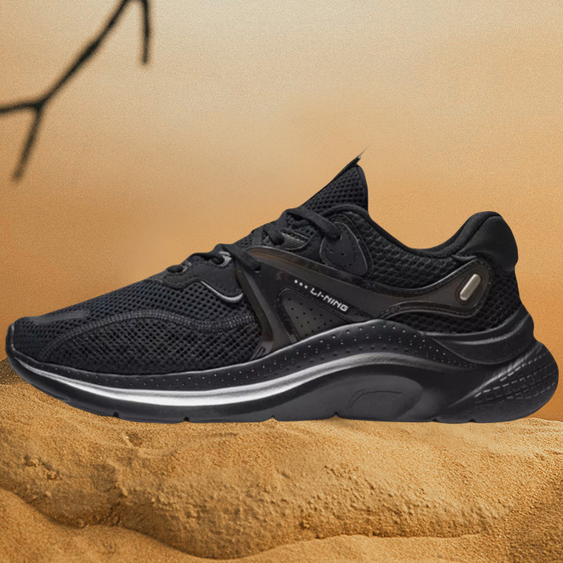 正品李宁男鞋22夏季新款流云轻便减震回弹运动休闲鞋 AGLS019-1