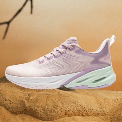 正品 李宁22春季女子 舒适休闲健步经典运动跑步鞋 ARES014-2