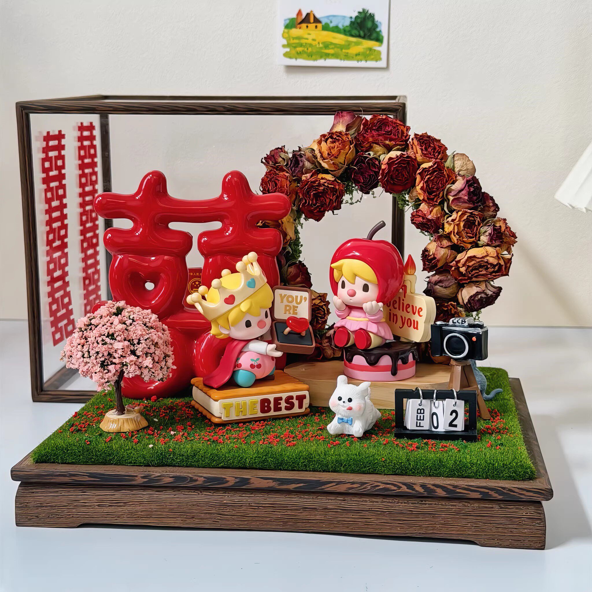 泡泡玛特星星人怦然心动新婚礼物 热门款结婚收藏小摆件