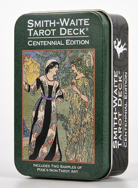 史密斯韦特牌SmithWaite Tarot进口正版铁盒便携taluo牌卡英文版