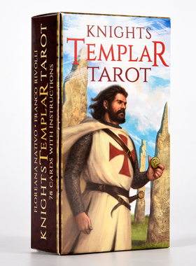 圣殿骑士塔罗Knights Templar Tarot进口正版韦特taluo牌罗塔英文