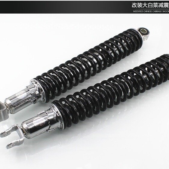 摩托车电动车骠骑 嘉陵越野 改装加长大白菜后减震器加粗距避震器