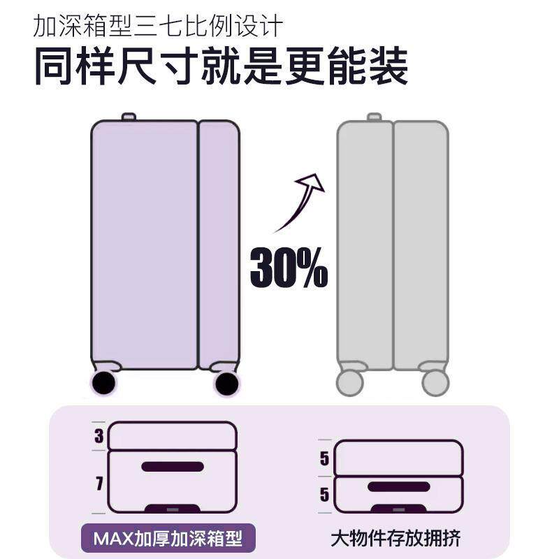 超轻大容量行李箱女学生出国留学30寸托运拉杆箱26男旅行箱皮箱子