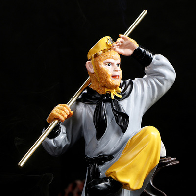 猴年树脂齐天大圣孙悟空倒流香炉