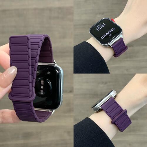 适用华为FIT4fit5磁吸硅胶表带3