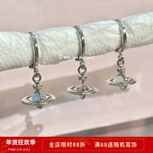 小众设计感甜酷立体土星耳环耳圈耳饰女 星球坠落 Rita Zoo