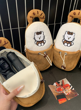 麂皮猫咪大疆pocket3收纳包可爱保护套外出便携云台ccd数码相机包